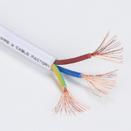 定制绝缘护套线三芯电源线多股软线IEC52(RVV)3*0.5电子线